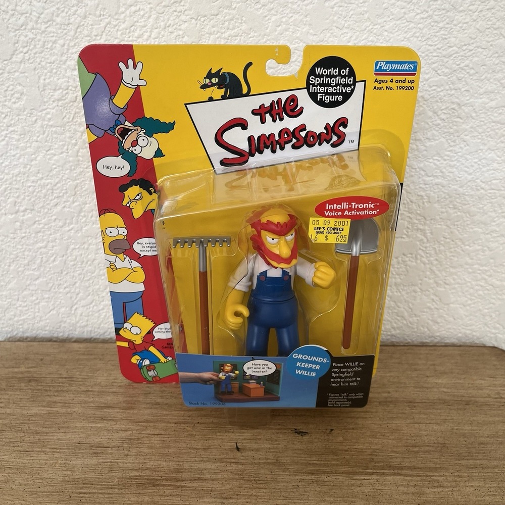 VINTAGE 2001 The Simpsons World of Springfield Groundskeeper Willie Series 4